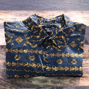 Forever 21 Printed Casual Long-Sleeve Shirt.